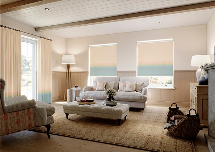Petal & Block Monsoon Mist, Dhara - Twist & Fit Roller Blind - Image 7